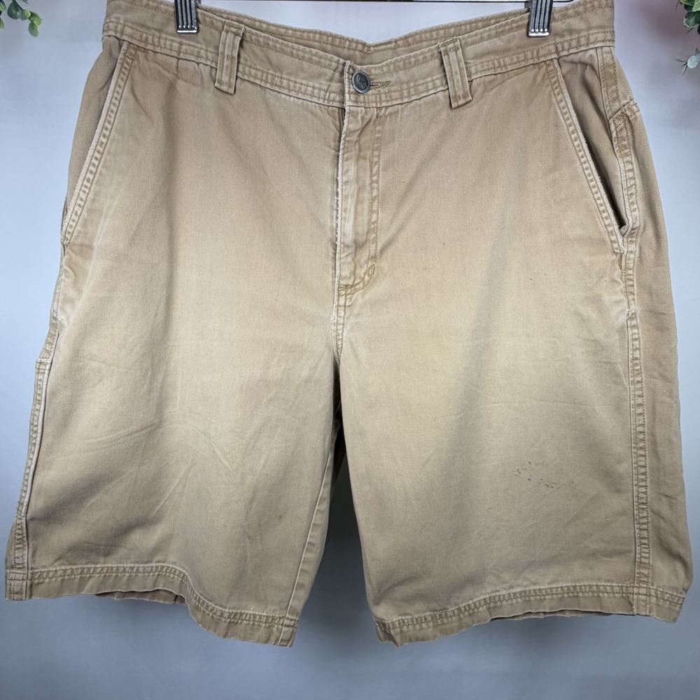 The North Face Cargo Shorts Mens Long 34 Beige Tan
